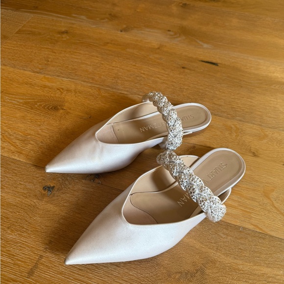 ROYALE PEARL BRAIDA FLAT | Stuart Weitzman - Picture 10 of 12